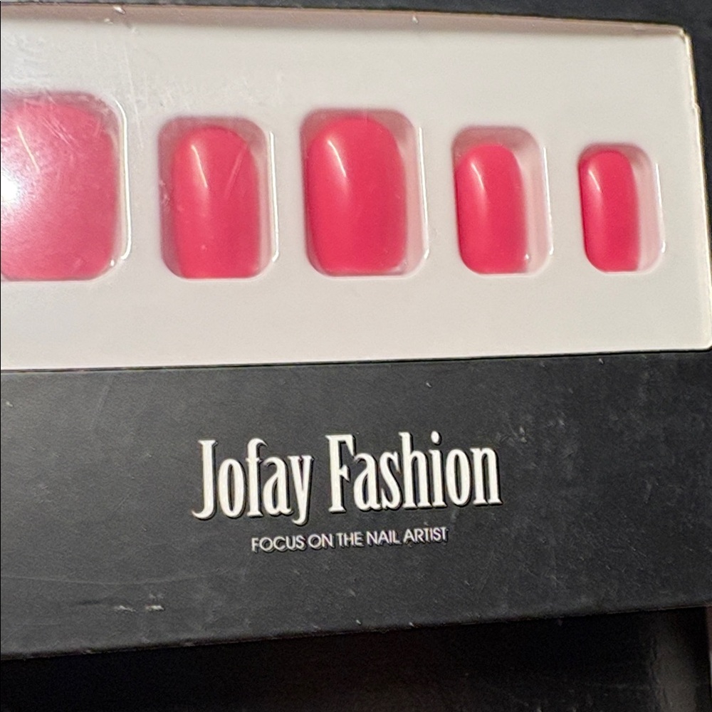 Press on Nails Pink Square Oval